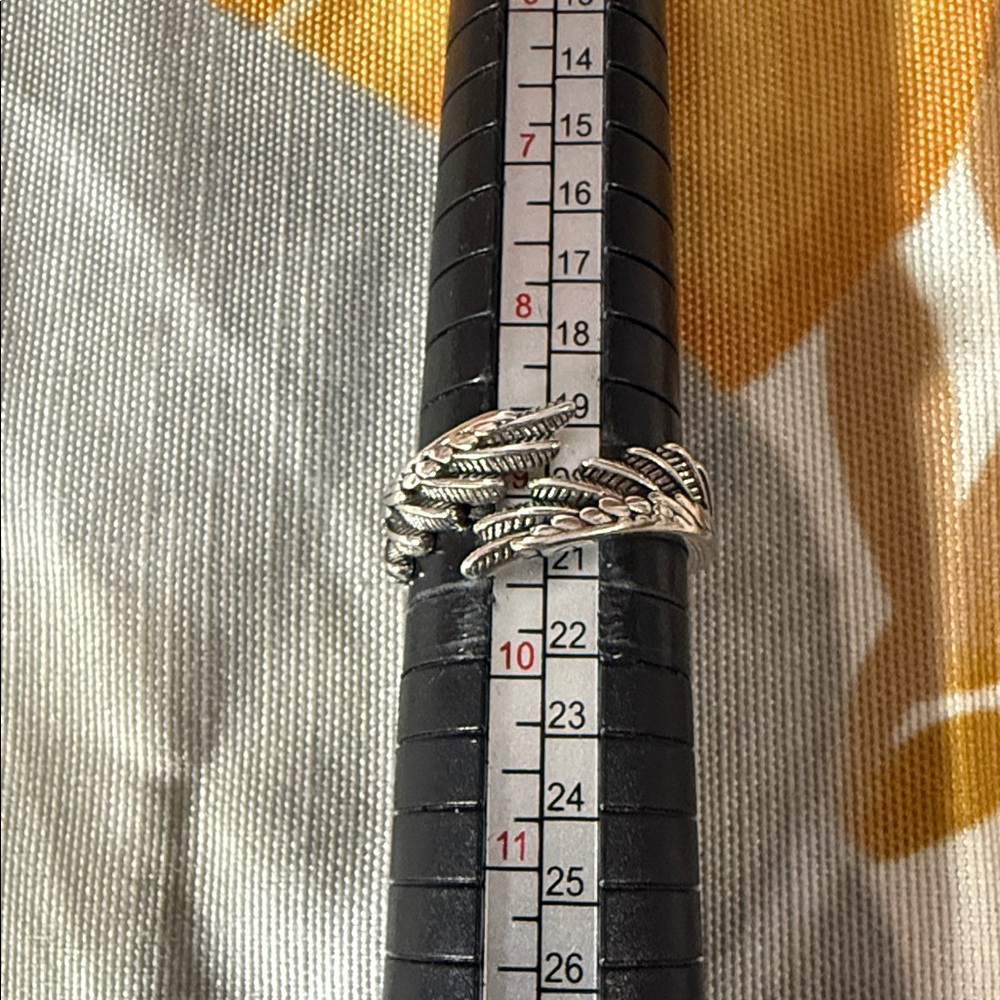 Silver Feather Ring - Sz 9 - holidays are coming! Will come in a ring box. #264